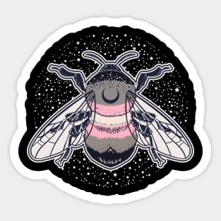 Demigirl Bee Proud LGBT Pride Flag Sticker